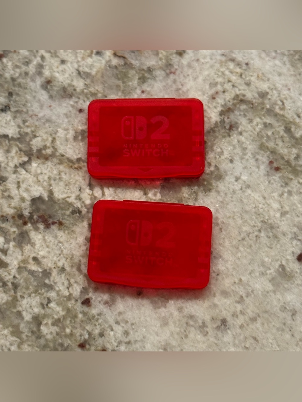 Nintendo Red Compact Game Card Cases (Set of 2)